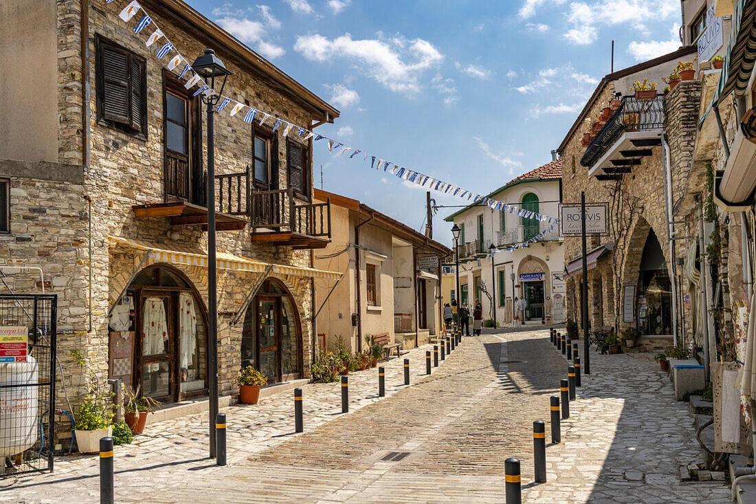 Lefkara Hotel Bagian luar foto